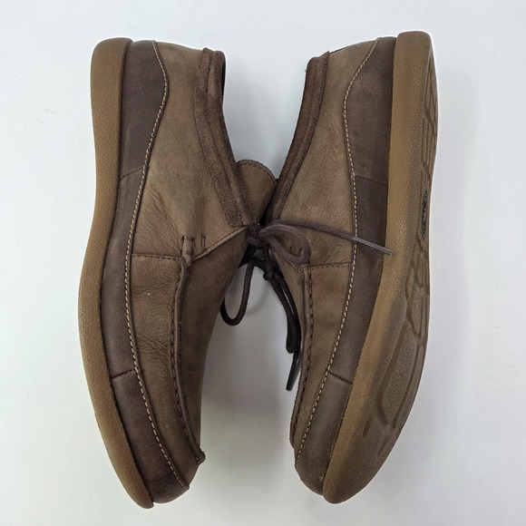 Chaco Pineland Moc SZ 9 Brown Nubuck Loafer Deck Shoes Women's - Picture 4 of 9